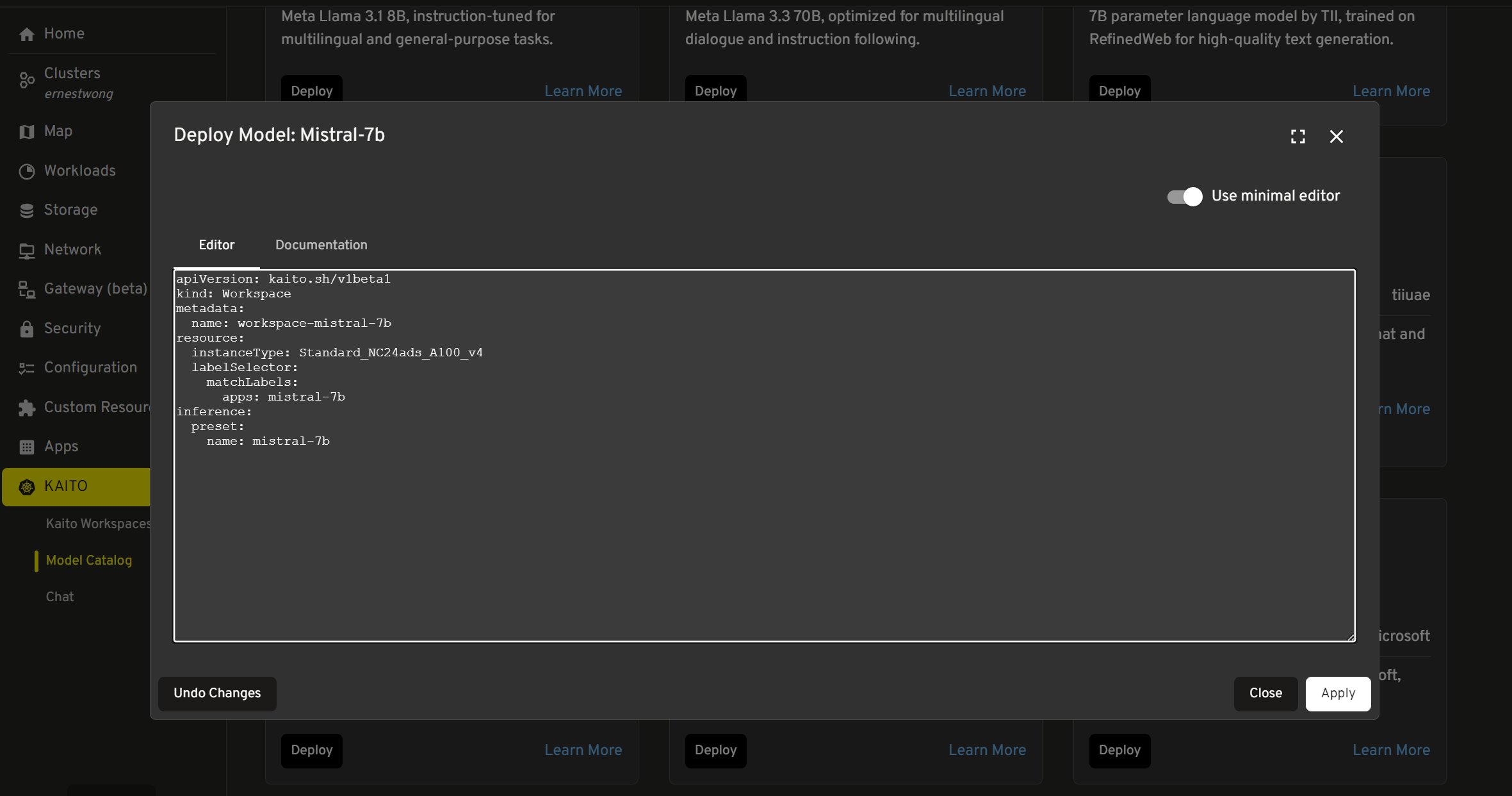 Model Yaml