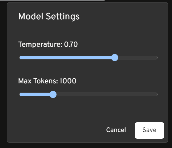 Chat Settings Modify