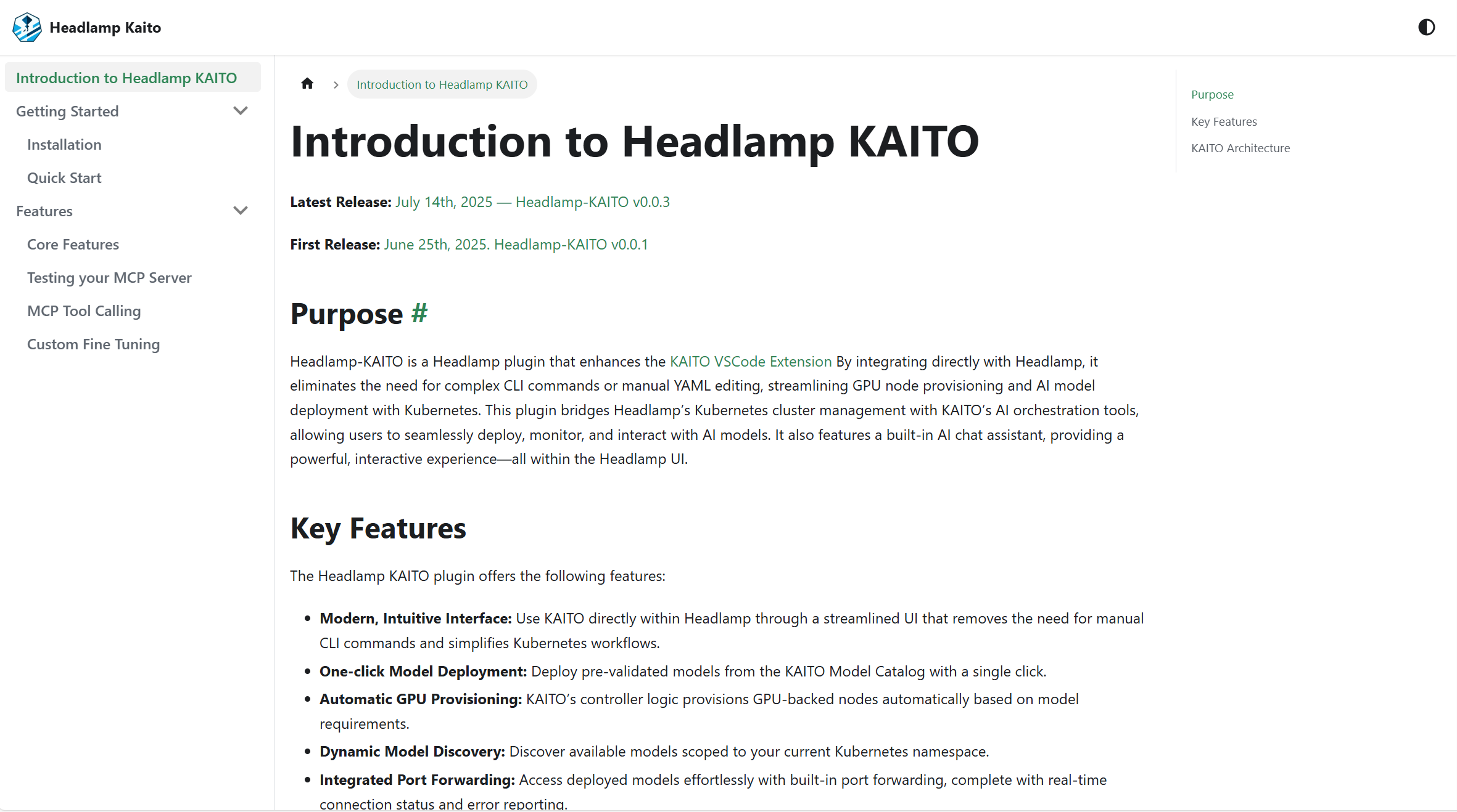 Headlamp-KAITO Documentation